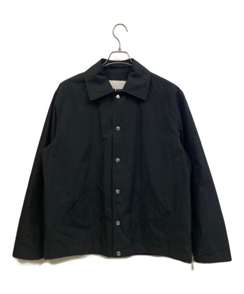 JIL SANDER（ジルサンダー）JIL SANDER (ジルサンダー) 長袖バックロゴコーチジャケット ブラック サイズ:46の古着・服飾アイテム