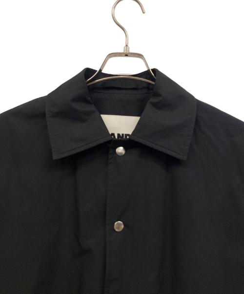 JIL SANDER（ジルサンダー）JIL SANDER (ジルサンダー) 長袖バックロゴコーチジャケット ブラック サイズ:46の古着・服飾アイテム