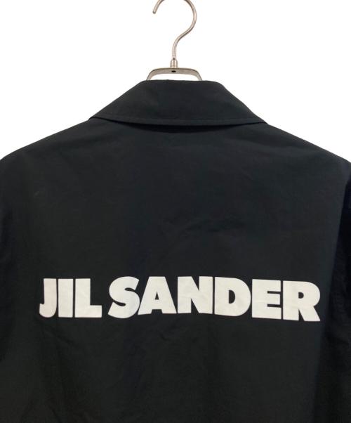 JIL SANDER（ジルサンダー）JIL SANDER (ジルサンダー) 長袖バックロゴコーチジャケット ブラック サイズ:46の古着・服飾アイテム
