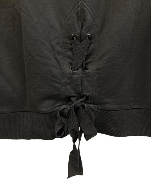 MONCLER（モンクレール）MONCLER (モンクレール) 半袖カットソー ブラック サイズ:Sの古着・服飾アイテム