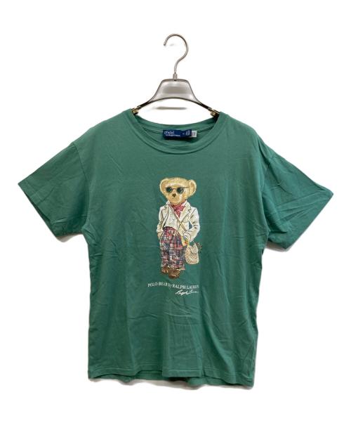 POLO RALPH LAUREN（ポロ・ラルフローレン）POLO RALPH LAUREN (ポロ・ラルフローレン) 半袖カットソー グリーン サイズ:Mの古着・服飾アイテム