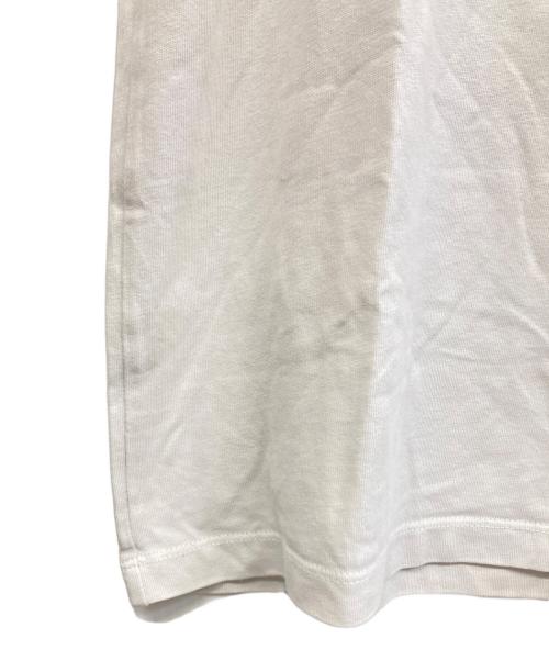 MONCLER（モンクレール）MONCLER (モンクレール) 半袖カットソー ホワイト サイズ:Sの古着・服飾アイテム