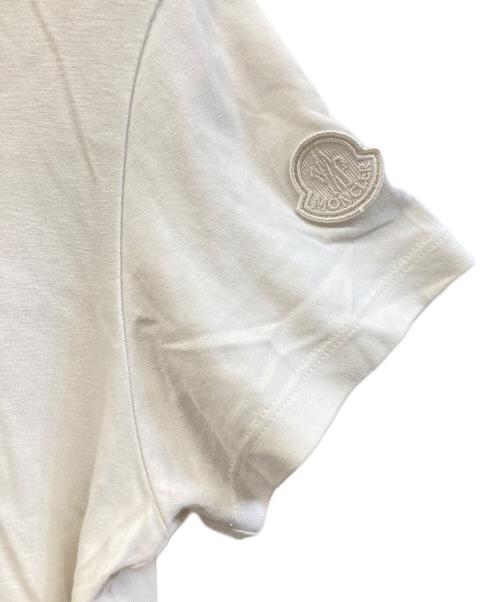 MONCLER（モンクレール）MONCLER (モンクレール) 半袖カットソー ホワイト サイズ:Sの古着・服飾アイテム