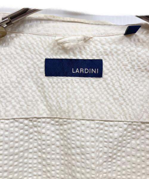 LARDINI（ラルディーニ）LARDINI (ラルディーニ) シアサッカーテーラードジャケット ベージュ サイズ:Sの古着・服飾アイテム