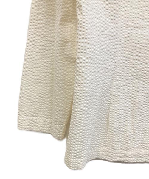 LARDINI（ラルディーニ）LARDINI (ラルディーニ) シアサッカーテーラードジャケット ベージュ サイズ:Sの古着・服飾アイテム