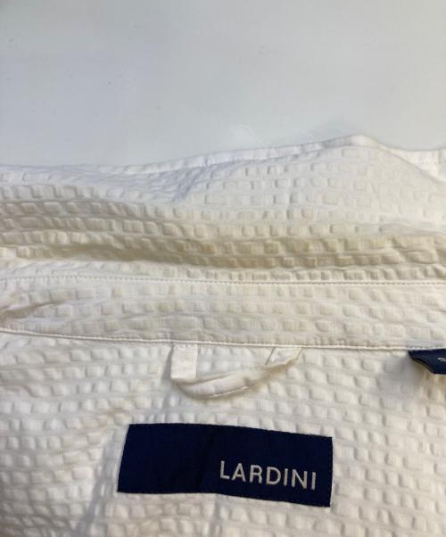 LARDINI（ラルディーニ）LARDINI (ラルディーニ) シアサッカーテーラードジャケット ベージュ サイズ:Sの古着・服飾アイテム