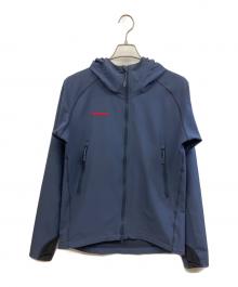 MAMMUT（マムート）の古着「ソフテック クライムライト フーデッドジャケット」｜ネイビー