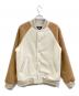 UGG（アグ）の古着「Tasman Varsity Jacket」｜ホワイト×ベージュ