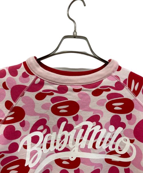 BABY MiLO（ベビーマイロ）BABY MiLO (ベビーマイロ) A BATHING APE (アベイシングエイプ) スウェット レッド サイズ:Mの古着・服飾アイテム