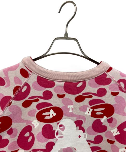 BABY MiLO（ベビーマイロ）BABY MiLO (ベビーマイロ) A BATHING APE (アベイシングエイプ) スウェット レッド サイズ:Mの古着・服飾アイテム