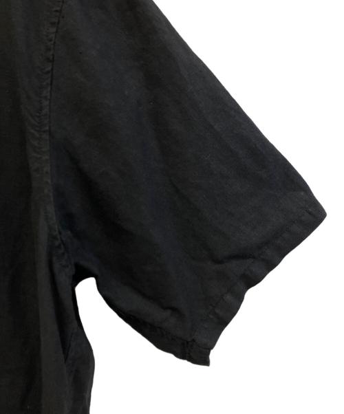 confect（コンフェクト）confect (コンフェクト) リネン半袖カバーシャツ ブラック サイズ:3の古着・服飾アイテム