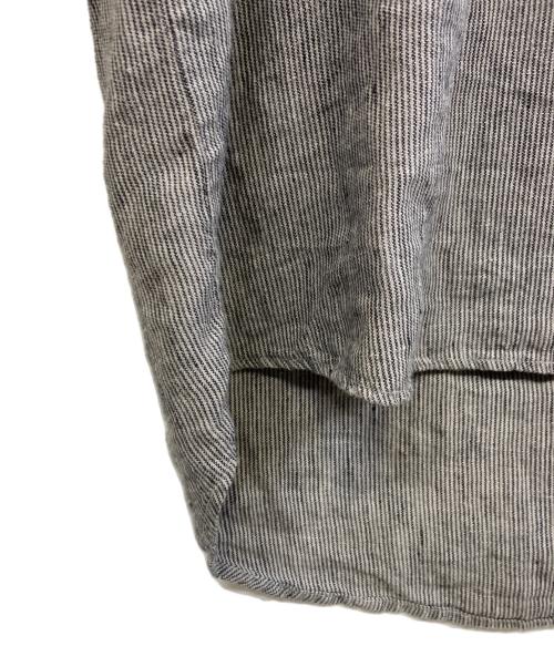 confect（コンフェクト）confect (コンフェクト) 半袖スキッパーシャツ ブラック×ホワイト サイズ:4の古着・服飾アイテム
