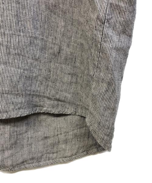 confect（コンフェクト）confect (コンフェクト) 半袖スキッパーシャツ ブラック×ホワイト サイズ:4の古着・服飾アイテム