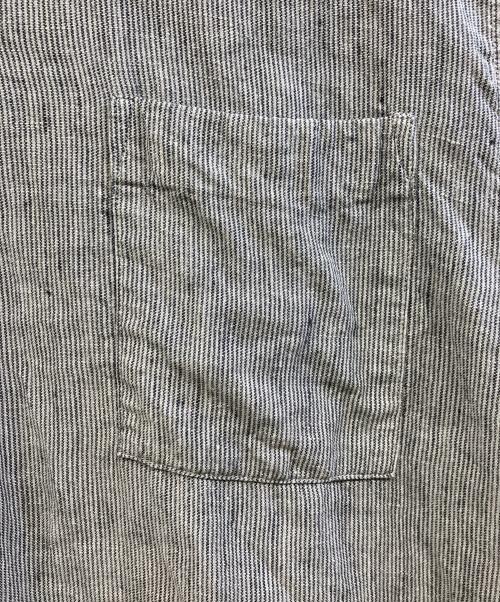 confect（コンフェクト）confect (コンフェクト) 半袖スキッパーシャツ ブラック×ホワイト サイズ:4の古着・服飾アイテム