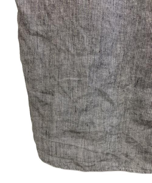 confect（コンフェクト）confect (コンフェクト) 半袖スキッパーシャツ ブラック×ホワイト サイズ:4の古着・服飾アイテム