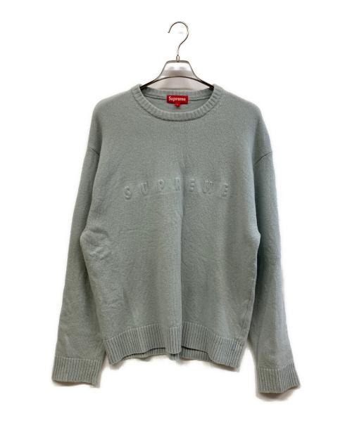 SUPREME（シュプリーム）SUPREME (シュプリーム) 厚手ニット ブルー サイズ:Lの古着・服飾アイテム