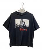 DELTAデルタ）の古着「半袖カットソー Simpsons Sopranos（シンプソンズ ソプラノズ）」｜ブラック