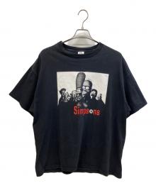DELTA（デルタ）の古着「半袖カットソー Simpsons Sopranos（シンプソンズ ソプラノズ）」｜ブラック