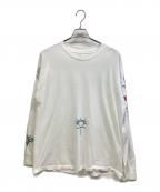 Todays Trendzトゥデイズトレンド）の古着「ロングスリーブTシャツ」｜ホワイト