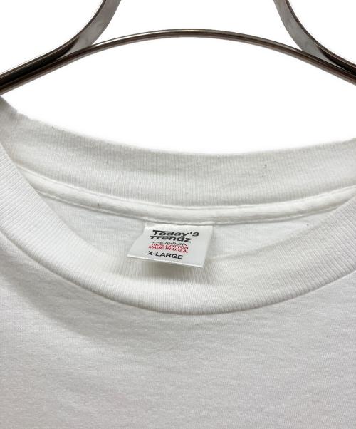 Todays Trendz（トゥデイズトレンド）Todays Trendz (トゥデイズトレンド) ロングスリーブTシャツ ホワイト サイズ:XLの古着・服飾アイテム