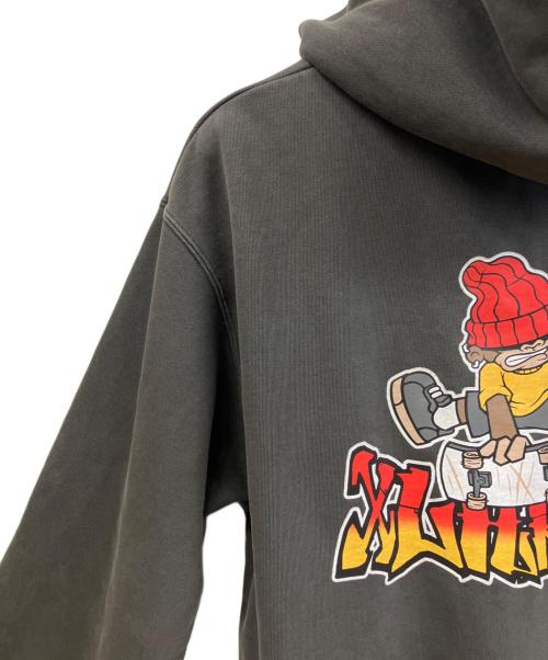 X-LARGE（エクストララージ）X-LARGE (エクストララージ) ジップパーカー グレー サイズ:Mの古着・服飾アイテム