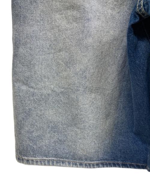 FIRST ROW（ファーストロウ）FIRST ROW (ファーストロウ) デニムハーフパンツ インディゴ サイズ:81cm（W32） 未使用品の古着・服飾アイテム