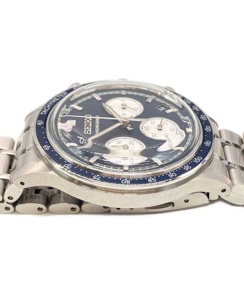 SEIKO（セイコー）SEIKO (セイコー) 腕時計 SBTR053 クロノグラフ クォーツ SSブレスレット ネイビーの古着・服飾アイテム