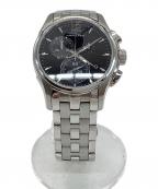 HAMILTONハミルトン）の古着「リストウォッチ クォーツ SSブレスレット ジャズマスター Chrono Quartz」｜ブラック