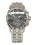 HAMILTONハミルトン）の古着「リストウォッチ クォーツ SSブレスレット ジャズマスター Chrono Quartz」｜ブラック