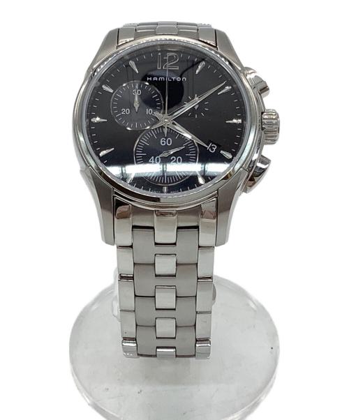 HAMILTON（ハミルトン）HAMILTON (ハミルトン) リストウォッチ クォーツ SSブレスレット ジャズマスター Chrono Quartz ブラックの古着・服飾アイテム