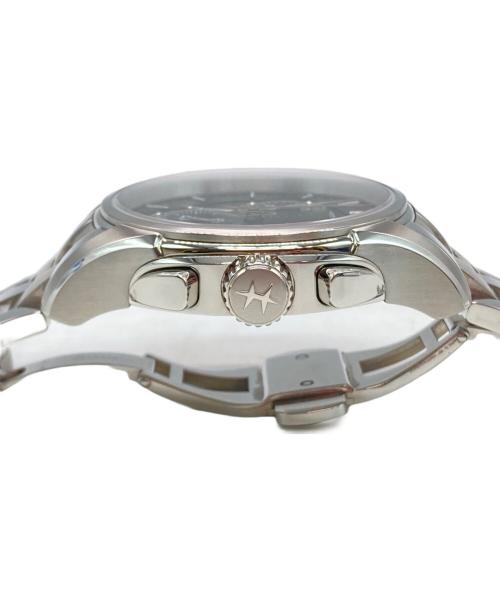 HAMILTON（ハミルトン）HAMILTON (ハミルトン) リストウォッチ クォーツ SSブレスレット ジャズマスター Chrono Quartz ブラックの古着・服飾アイテム