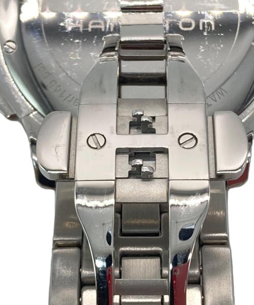 HAMILTON（ハミルトン）HAMILTON (ハミルトン) リストウォッチ クォーツ SSブレスレット ジャズマスター Chrono Quartz ブラックの古着・服飾アイテム