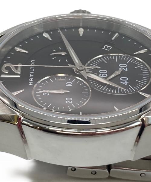 HAMILTON（ハミルトン）HAMILTON (ハミルトン) リストウォッチ クォーツ SSブレスレット ジャズマスター Chrono Quartz ブラックの古着・服飾アイテム