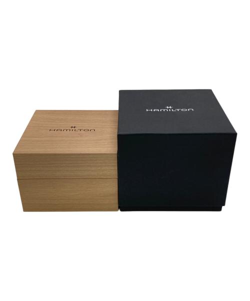 HAMILTON（ハミルトン）HAMILTON (ハミルトン) リストウォッチ クォーツ SSブレスレット ジャズマスター Chrono Quartz ブラックの古着・服飾アイテム
