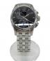 HAMILTON（ハミルトン）の古着「リストウォッチ クォーツ SSブレスレット ジャズマスター Chrono Quartz」｜ブラック