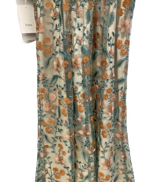 kana（カナ）kana (カナ) 半袖ワンピース グリーン サイズ:M 未使用品の古着・服飾アイテム