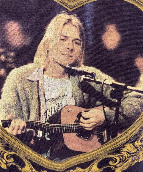 Murina（ムリナ）Murina (ムリナ) Kurt Cobain Memorial Tee “THE SUN IS GONE” 追悼tシャツ ブラック サイズ:Mの古着・服飾アイテム