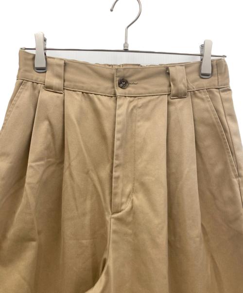 DANTON（ダントン）DANTON (ダントン) タックワイドパンツ ベージュ サイズ:36の古着・服飾アイテム