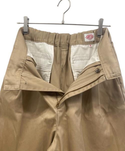 DANTON（ダントン）DANTON (ダントン) タックワイドパンツ ベージュ サイズ:36の古着・服飾アイテム