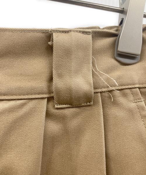 DANTON（ダントン）DANTON (ダントン) タックワイドパンツ ベージュ サイズ:36の古着・服飾アイテム