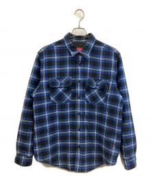 SUPREME（シュプリーム）の古着「フランネルシャツ」｜ブルー