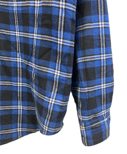 SUPREME（シュプリーム）SUPREME (シュプリーム) フランネルシャツ ブルー サイズ:Mの古着・服飾アイテム