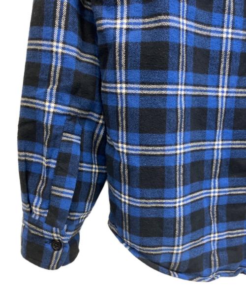 SUPREME（シュプリーム）SUPREME (シュプリーム) フランネルシャツ ブルー サイズ:Mの古着・服飾アイテム