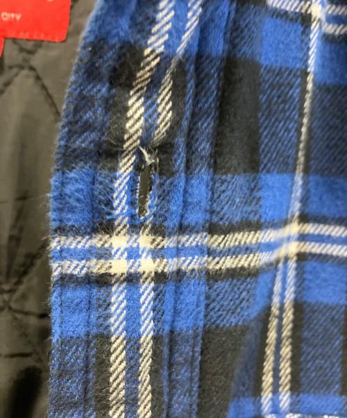 SUPREME（シュプリーム）SUPREME (シュプリーム) フランネルシャツ ブルー サイズ:Mの古着・服飾アイテム