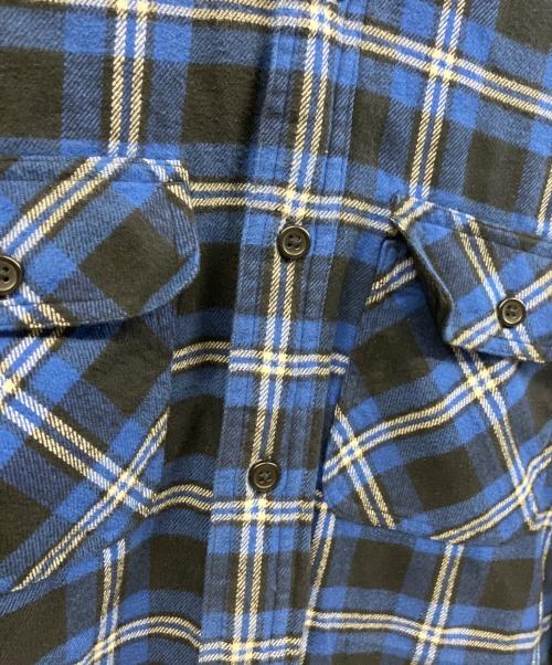 SUPREME（シュプリーム）SUPREME (シュプリーム) フランネルシャツ ブルー サイズ:Mの古着・服飾アイテム