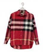 BURBERRY LONDON ENGLANDバーバリー ロンドン イングランド）の古着「長袖シャツ」｜レッド