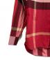 BURBERRY LONDON ENGLAND (バーバリー ロンドン イングランド) 長袖シャツ レッド サイズ:M：10000円