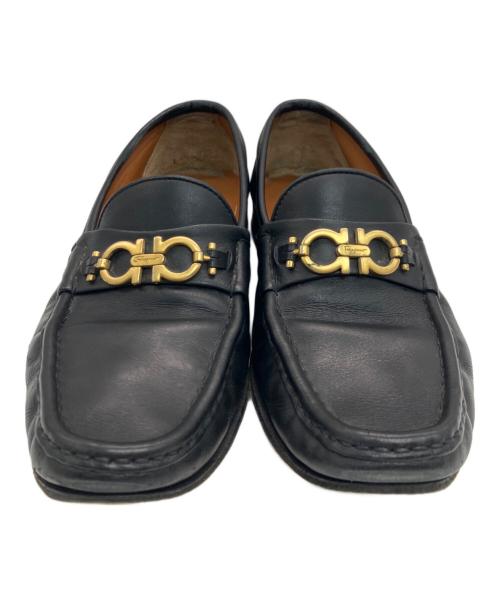 Salvatore Ferragamo（サルヴァトーレ フェラガモ）Salvatore Ferragamo (サルヴァトーレ フェラガモ) ローファー ブラック サイズ:EE7の古着・服飾アイテム
