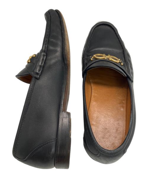 Salvatore Ferragamo（サルヴァトーレ フェラガモ）Salvatore Ferragamo (サルヴァトーレ フェラガモ) ローファー ブラック サイズ:EE7の古着・服飾アイテム