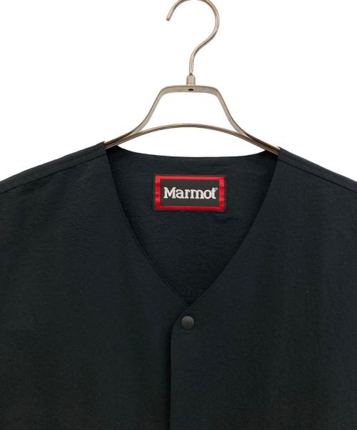 MARMOT（マーモット）MARMOT (マーモット) URBAN RESEARCH DOORS (アーバンリサーチドアーズ) 薄手カーディガン ブラック サイズ:Lの古着・服飾アイテム